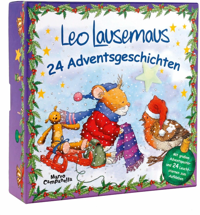 Actual product image Leo Lausemaus Advent box: 24 Advent stories