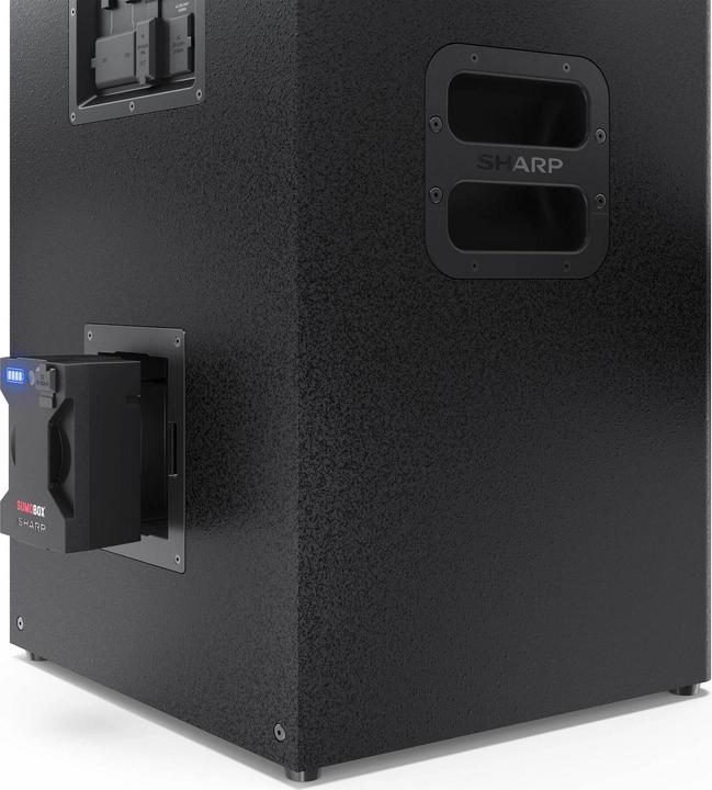 Produktbild Sharp CP-LS200 BT Party-Lautsprecher schwarz (Aktiv, 1x 200 W)