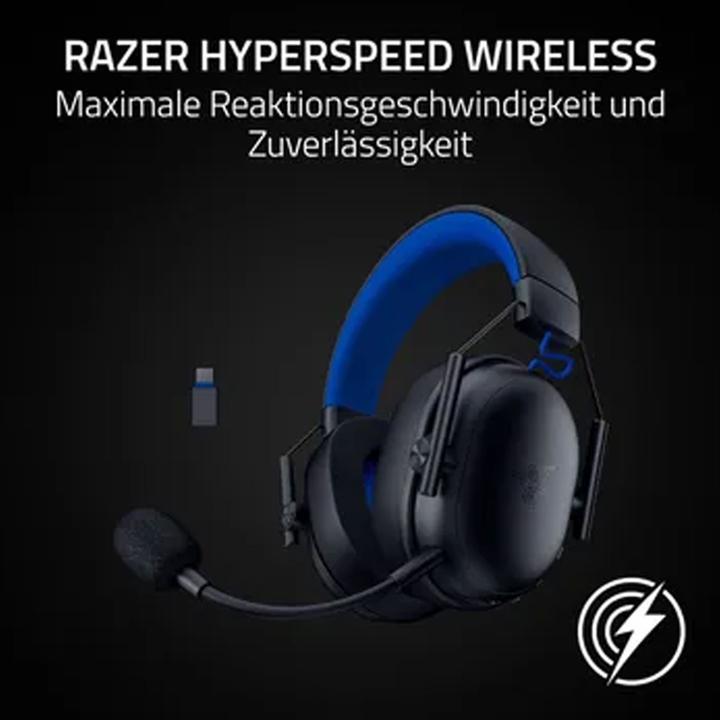 Produktbild Razer BlackShark V3 X Hyperspeed for PlayStation - Black (Kabellos)