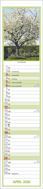Produktbild Rudis Gartenplaner 2026 (11 x 48 cm)