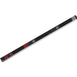 Thumbnail - Bachmann BN0500 48,26cm 19Zoll PDU 1HE 18xC13 3x Schutzkontakt Leistungsmessung Anschluss CEE 3x 16A, USV Zubehör