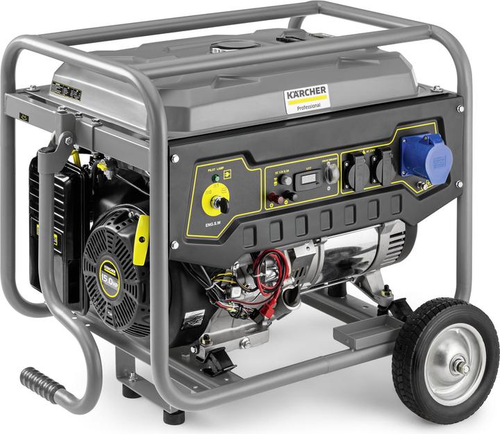 Kärcher PGG 6/1 synchronous generator, power output 5 kW, 230 V, power output 5.5 kW. (5000 W, 25 l)