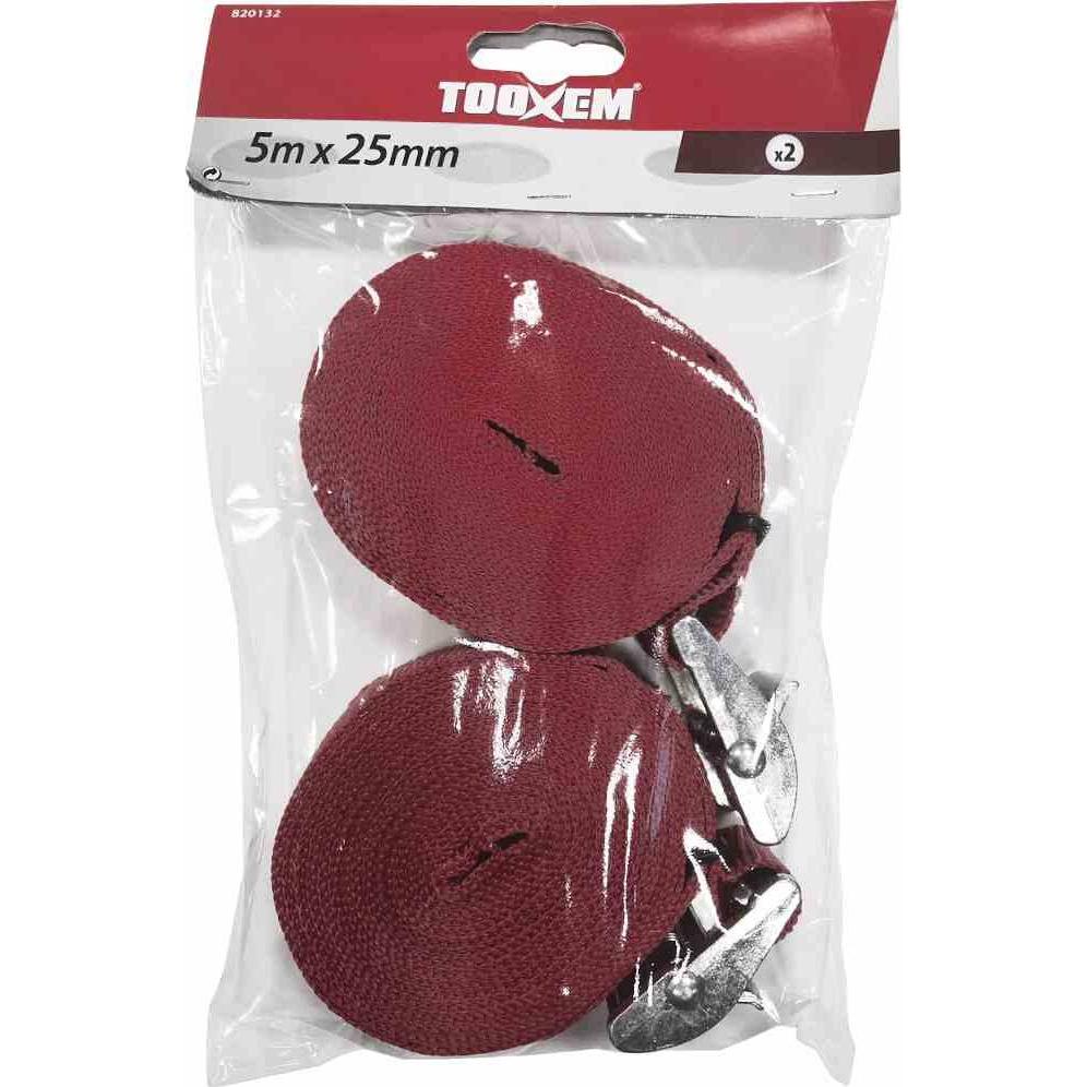 Tooxem, Spanngurt + Ladungssicherung, Zurrgurt-Set 25mmx5m GS