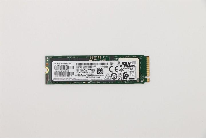 Produktbild Lenovo SSD M.2 2280 PCIe NVMe 256GB (256 GB, M.2 2280)