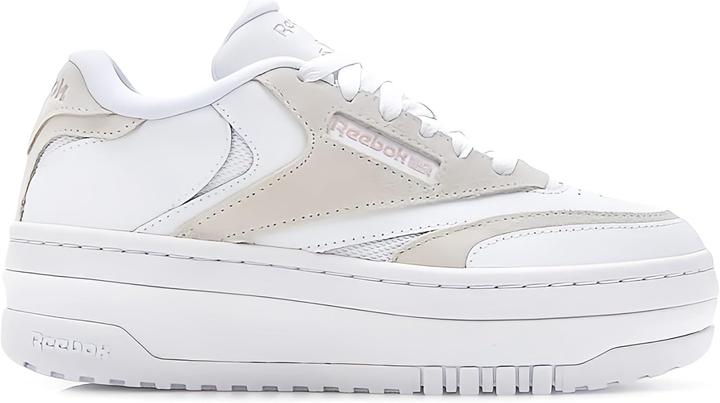 Blanc avec des touches de lilas cendré et de gris violet