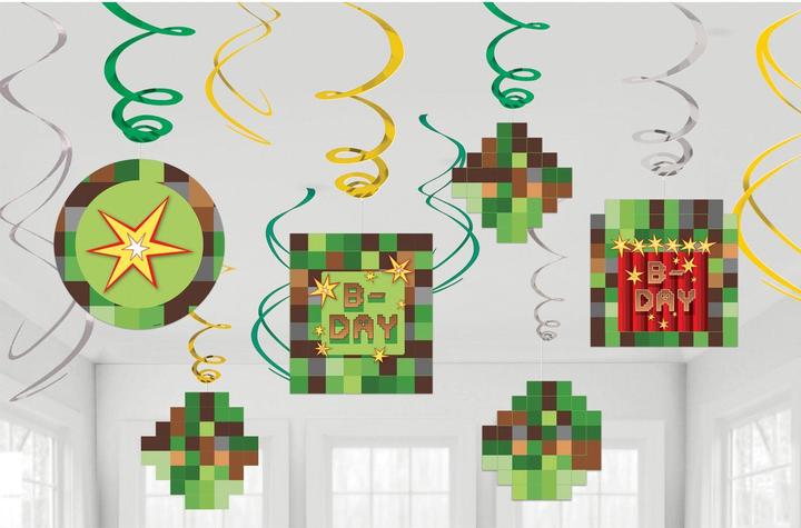 Produktbild Amscan Dekorationen Minecraft-Geburtstag