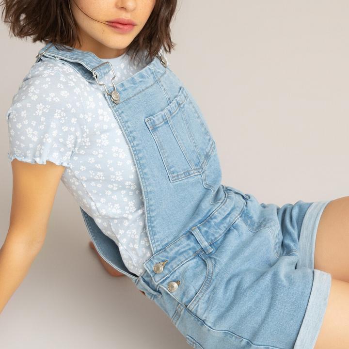 Actual product image La Redoute Collections Denim dungarees