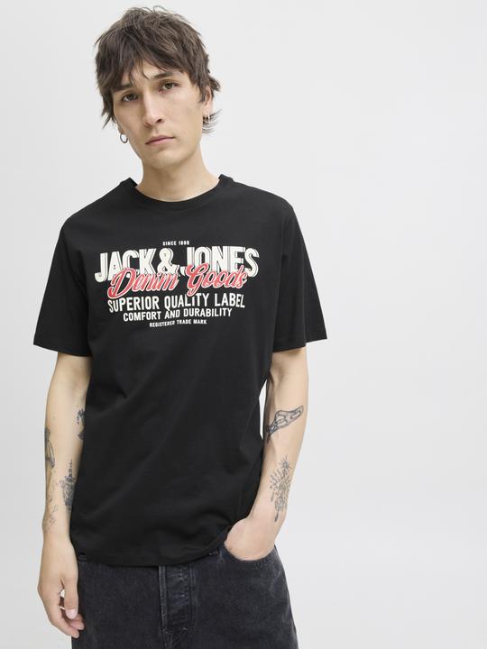 Produktbild Jack & Jones Jjelogo Tee Ss O-Neck 2 Col Aw25 Sn (XS)