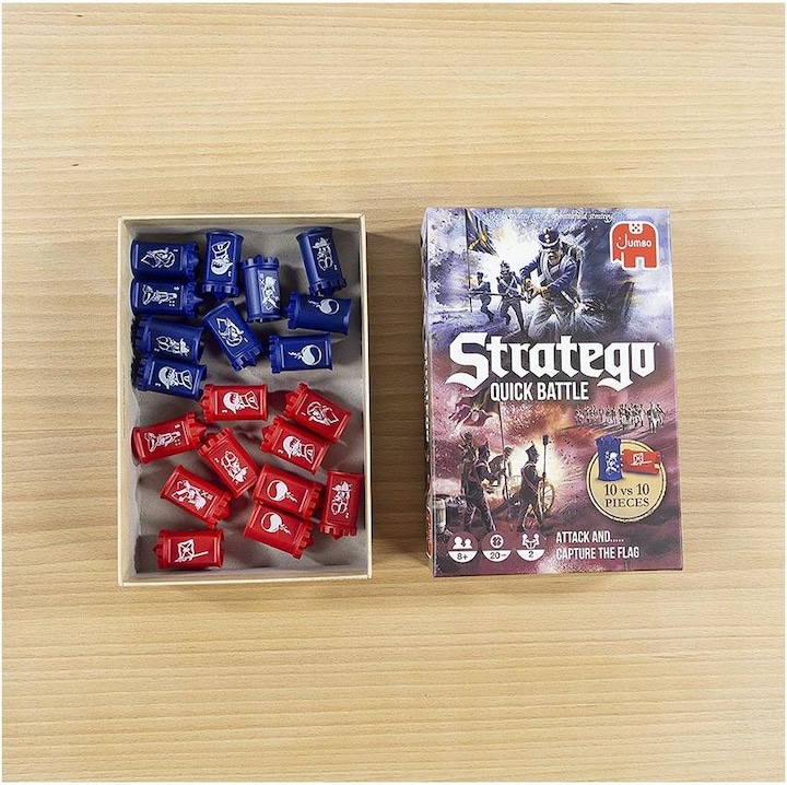 Productafbeelding Jumbo Stratego Snelle Strijd (Frans, Duits, Italiaans, Engels, Nederlands)