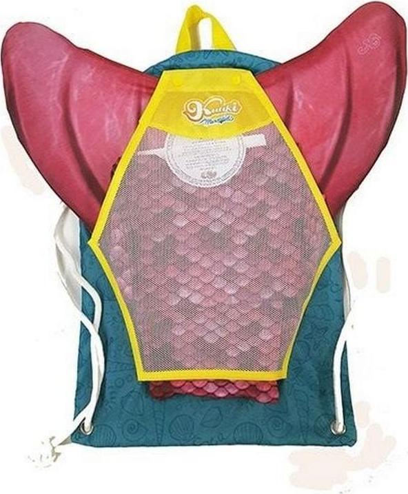 Actual product image Kuaki Mermaids Mermaid fin backpack