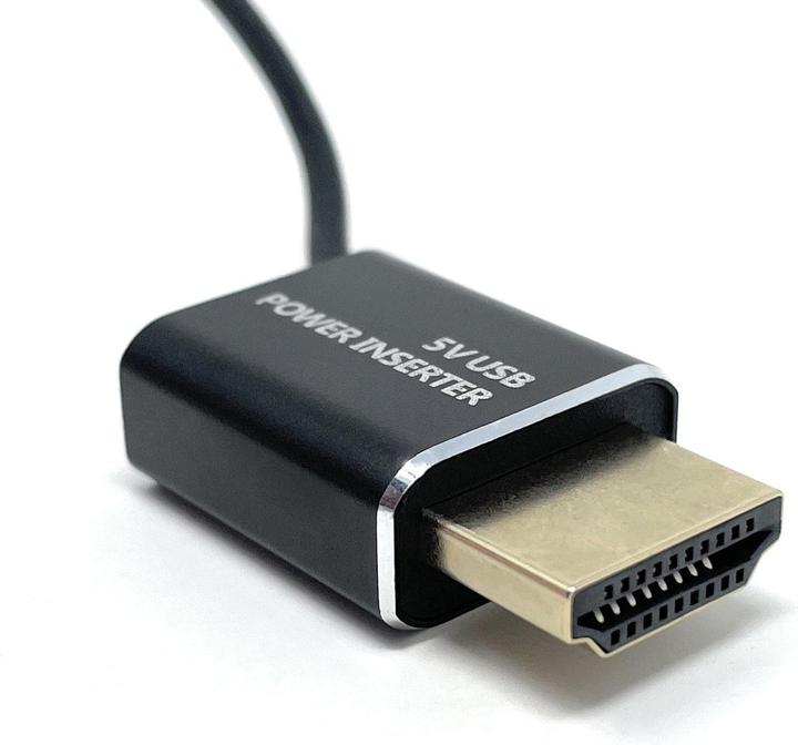 Immagine prodotto FeinTech HA110 HDMI 2.1 Strom-Einspeiseadapter USB-A 5V (USB-A)
