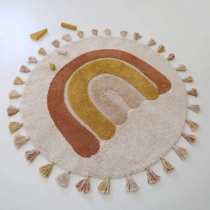 Produktbild Nattiot Teppich Rainbow (110 x 110 cm)