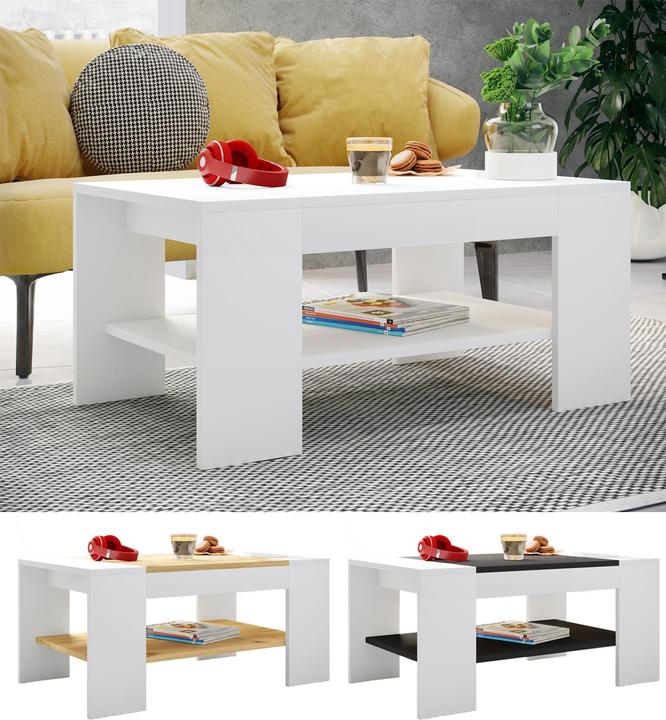 Produktbild VCM Holz Beistelltisch Couchtisch Sofatisch Wohnzimmertisch Bonza