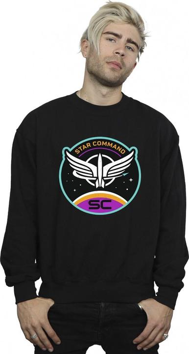 Actual product image Disney Mens Lightyear Star Command Circle Sweatshirt (S)