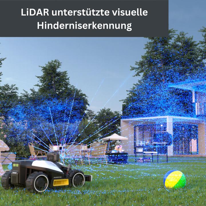 Actual product image Mammotion LUBA mini AWD 1500 LiDAR (1500 m², Without boundary wire)