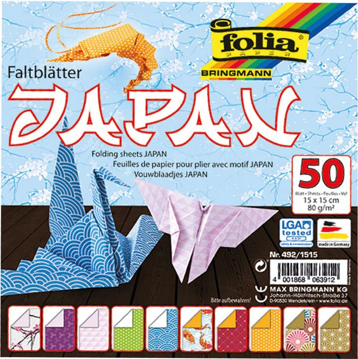 Produktbild Folia Faltblätter Japan (80 g/m², 50 x)