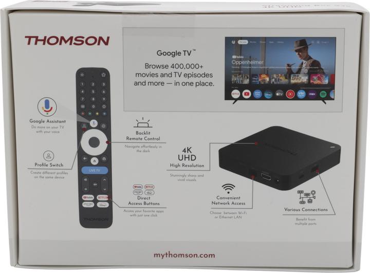 Produktbild Thomson Streaming BOX: 4K UHD Google TV Modell 245 (32 GB, Android 12)