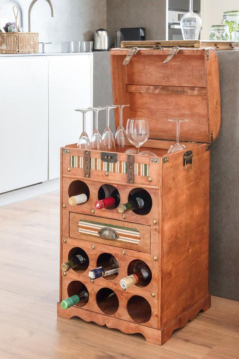 Actual product image Esprit Bottle rack Home Brown Poplar 40 x 35,5 x 71 cm (40 x 35.50 x 71 cm)