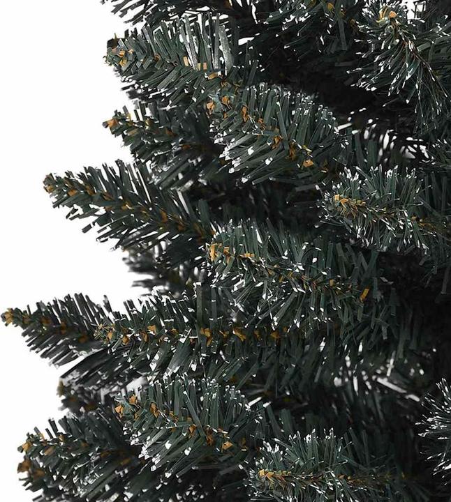 Produktbild vidaXL Künstlicher Weihnachtsbaum Tannenbaum Christbaum Schlank 300 LEDs 180cm (180 cm)