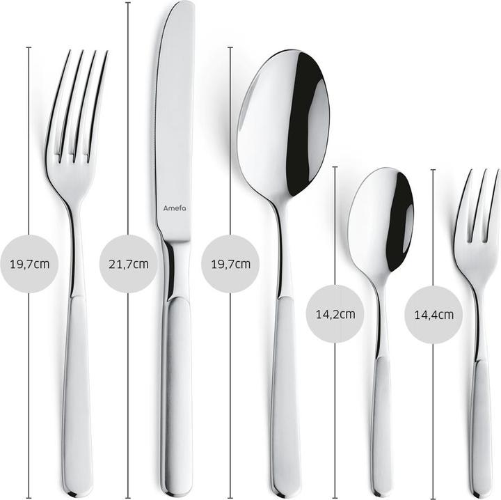 Image du produit Amefa SATINA Set de couverts 30 pièces (30 pcs, Set de couverts)