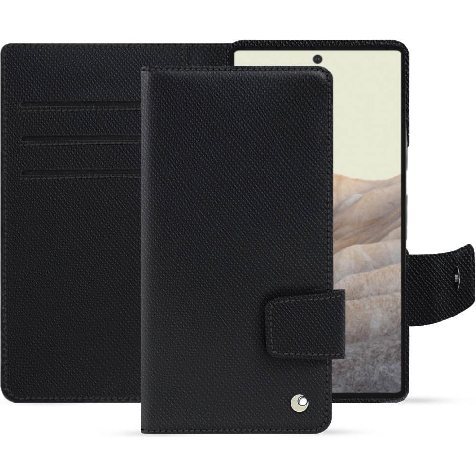 Thumbnail - Noreve Lederschutzhülle Wallet (Google Pixel 7), Smartphone Hülle, Schwarz