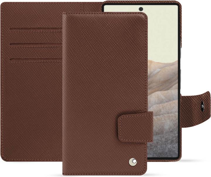 Actual product image Noreve Leather wallet with horizontal flap (Google Pixel 7)