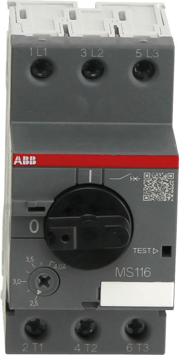 Image du produit ABB Disjoncteur-moteur MS116 - 4,0