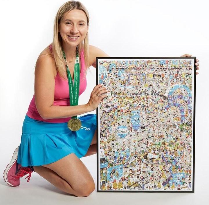 Actual product image Czuczu Puzzle Puzzlove Marathon 42,195 km 1000 pieces (1000 pieces)