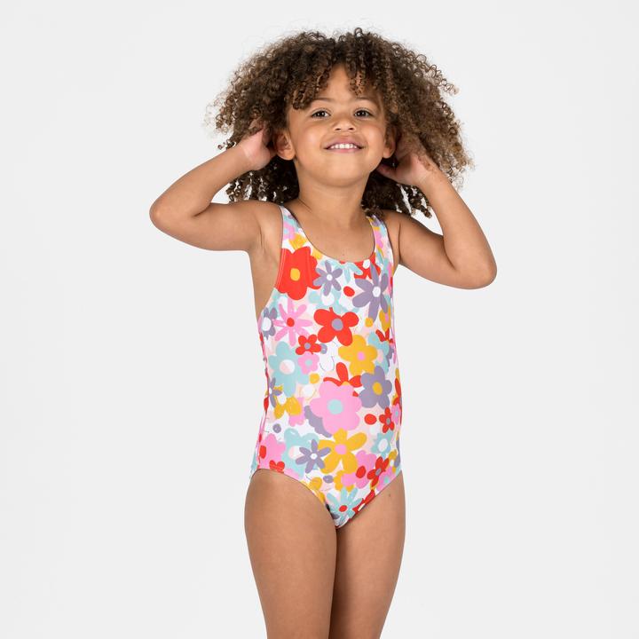 Produktbild Nabaiji Badeanzug Baby/Mädchen - Print Blumen rot (80)
