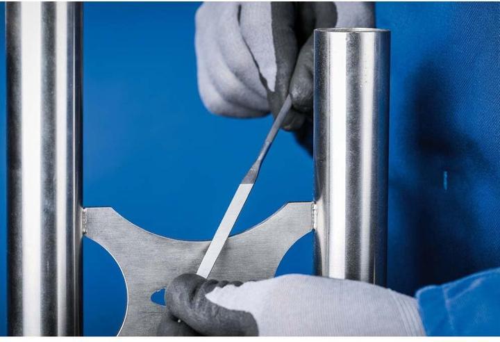 Produktbild Pferd Nadelfeile CORRADI Länge 160 mm Hieb SH0 DH1 flachstumpf Angel-Ø 3,25 mm (Hieb 0, 160 mm)