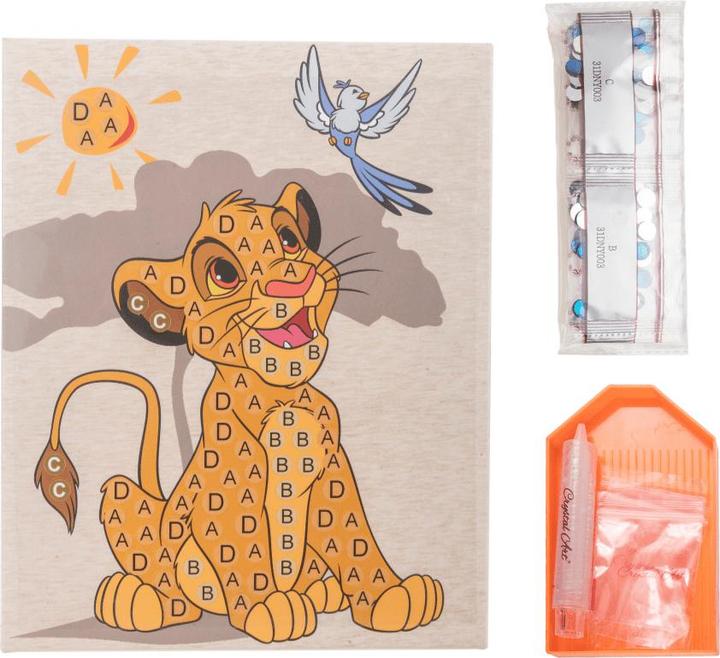 Produktbild Craft Buddy Simba Crystal Art Junior 20x25cm