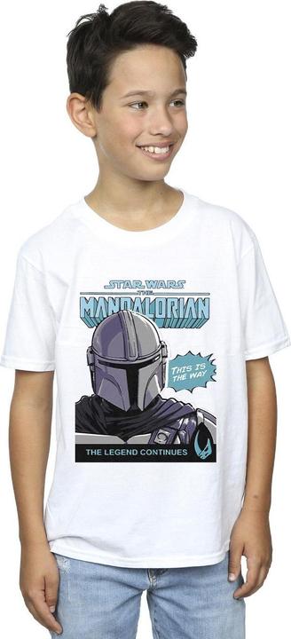 Image du produit Star Wars - T-shirt MANDO COMIC COVER - Garçon (152, 158)