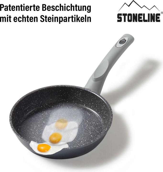 Produktbild Stoneline Gourmundo Bratpfanne 18 cm (Bratpfanne, Aluminiumguss, 18 x 3.80 cm)