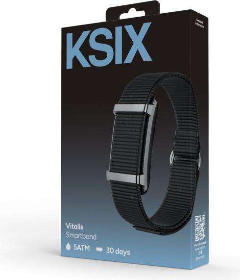 Produktbild KSIX Activity-Armband Vitalis Schwarz 175 MAH