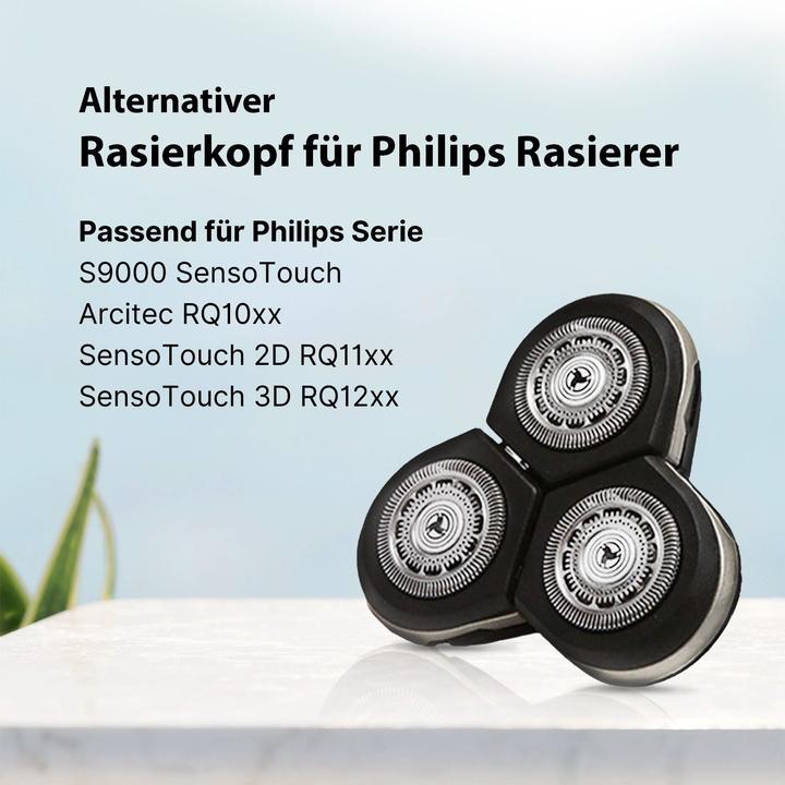 Immagine prodotto Hermex Alternativer Scherkopf für Philips Serie S9000 RQ10xx RQ11xx RQ12xx (1 x)