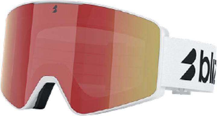 Brown w Red Multi, Matte White