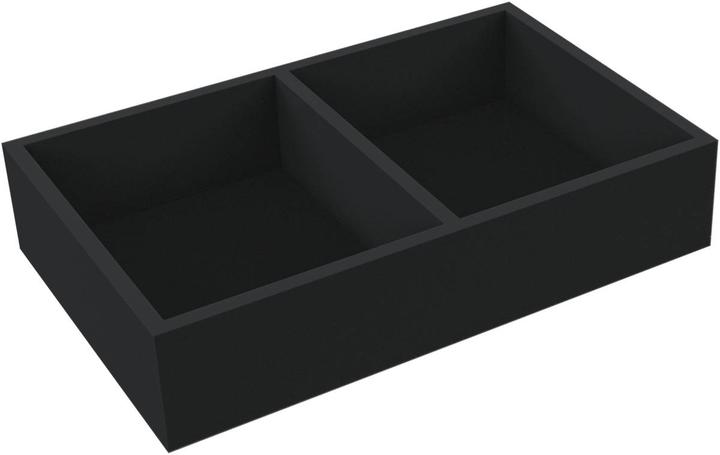 Immagine prodotto Feldherr ED 64/12 HG Eurobehälter mit Scharnierdeckel 600 x 400 x 135 mm inklusive 2-fach (Materiale sintetico, Schiuma solida)