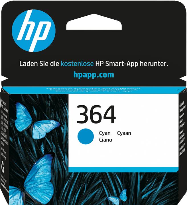 Actual product image HP 364 - Cyan - Original - Ink cartridge - for Deskjet 35XX (C)