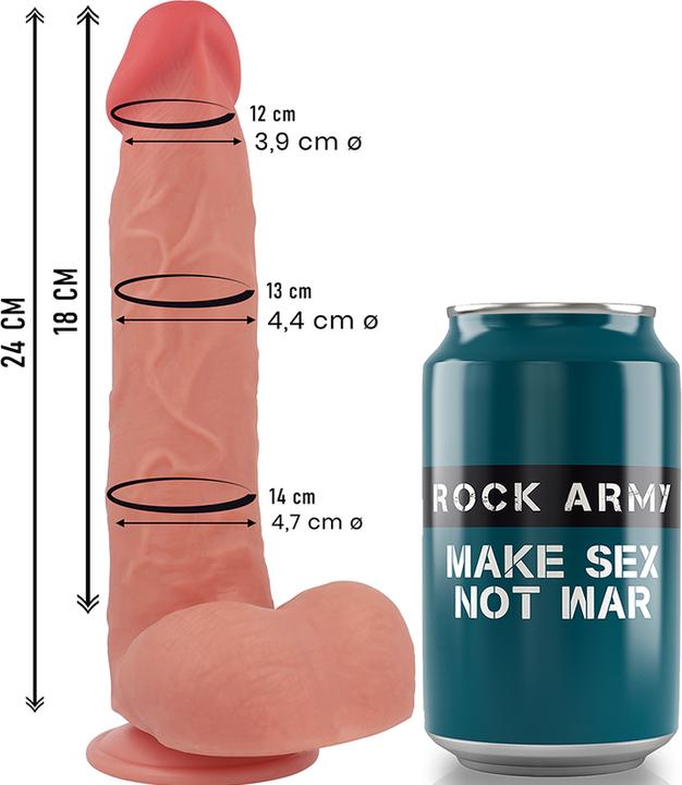 Produktbild Rock Army ROCKARMY - FLÃoeSSIGSILIKON RAPTOR 24 CM -O- 4,4 CM