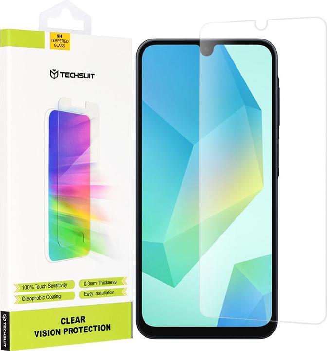 Techsuit - Clear Vision Glass - Samsung Galaxy A16 4G / A16 5G - Transparent (1 Stück, Samsung Galaxy A16, Samsung Galaxy A16 5G)