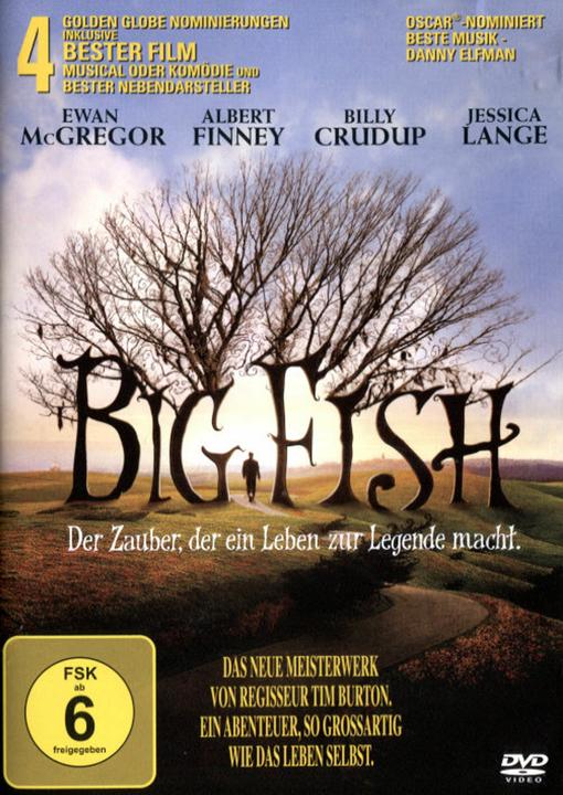 Big Fish La magie qui fait d'une vie une légende (DVD, 2003, Allemand, Anglais)