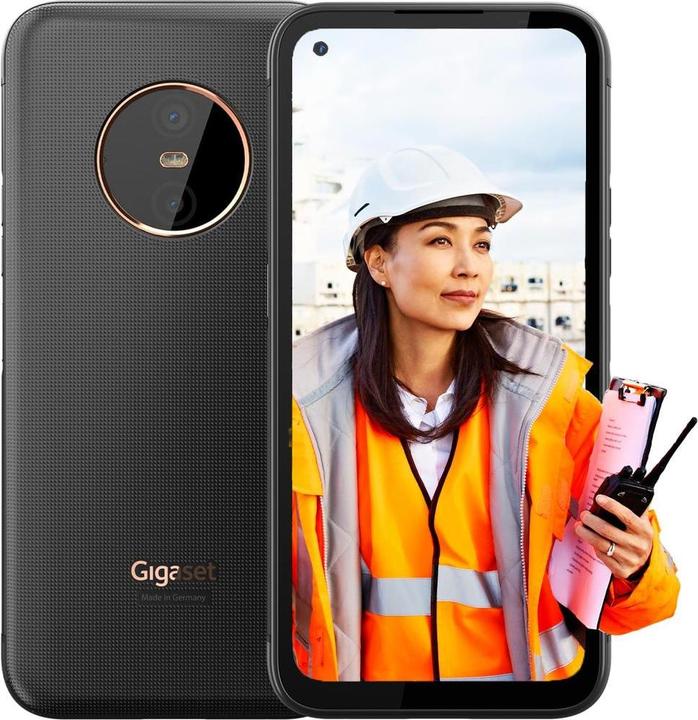 Actual product image Gigaset GX6 PRO (128 GB, Black, 6.60", SIM + eSIM, 5G)