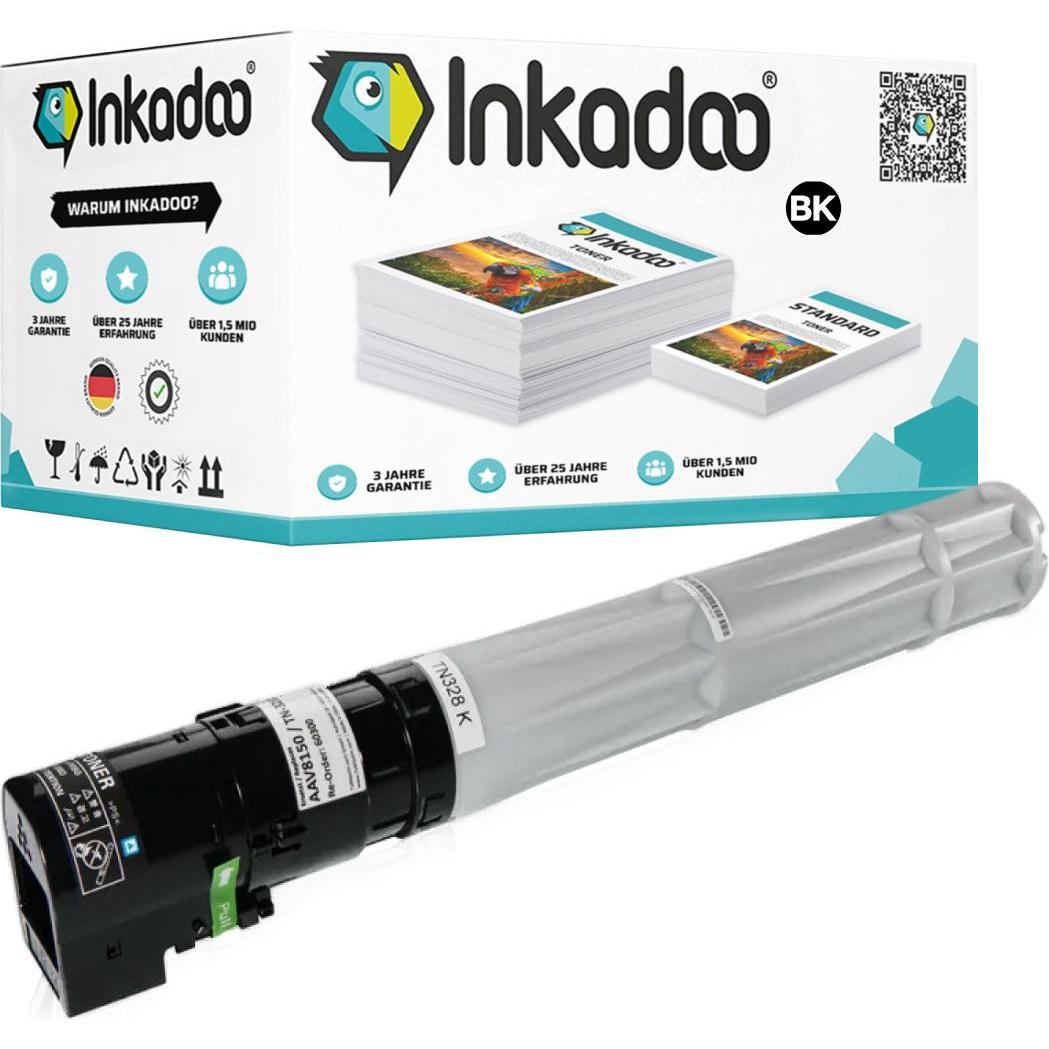 Inkadoo, Toner, Toner kompatibel mit Konica Minolta AAV8450 / TN-328C Toner