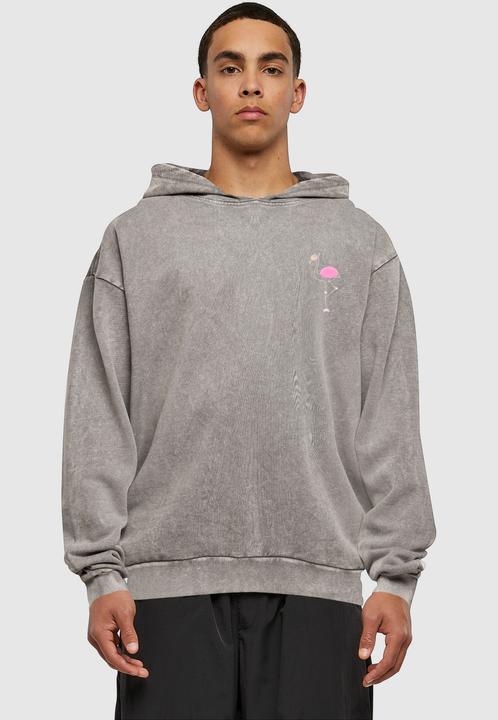Produktbild Merchcode Flamingo Acid Washed Oversize Hoody - 178399 (S)