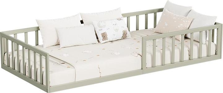 Produktbild VitaliSpa Kinderbett Minno, Greige, 90x200 mit Matratze (90 x 200 cm)