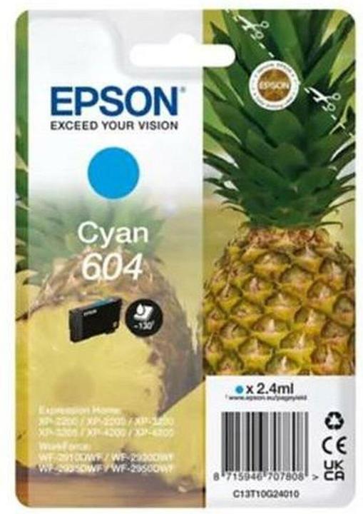 Immagine prodotto Epson 604 cartuccia d'inchiostro 1 pz. originale a resa standard Ciano