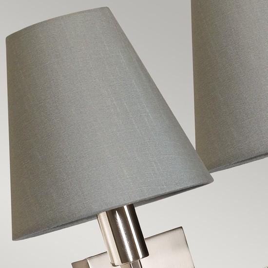 Produktbild Elstead Lighting Lucerne Wandleuchte E14 2-fach Nickel gebürstet (E14)