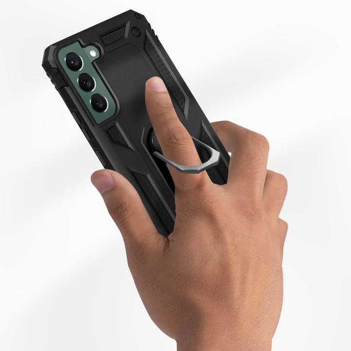 Actual product image Avizar Hybrid Protective Cover with Ring Holder Series (Samsung Galaxy S22+)