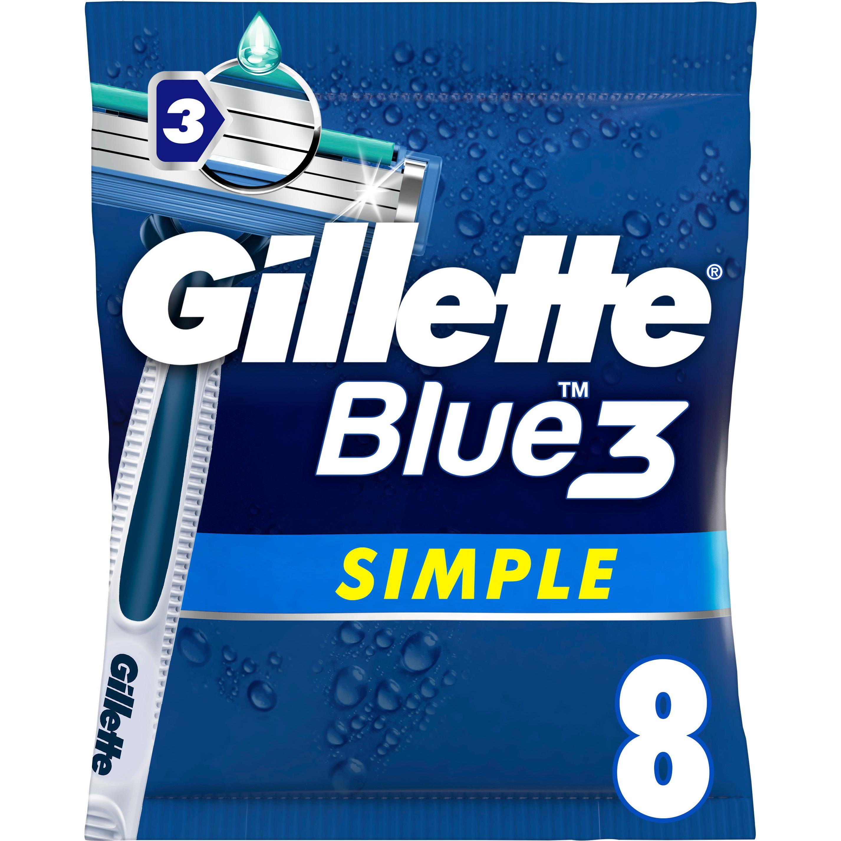 Gillette, Nassrasierer, Blue Simple3