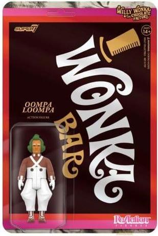 Actual product image Super7 Charlie and the Chocolate Factory (1971) ReAction Action Figure Wave 03 Oompa Loompa 10 cm